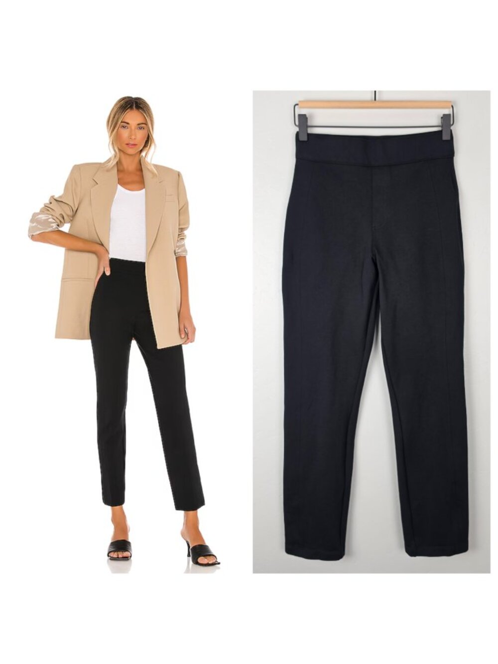 Spanx SPANXsupersmooth PerfectFit Ponte Slim Straight Pant Black Size XS